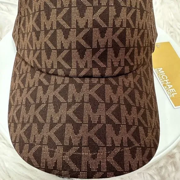 MICHAEL KORS SIGNATURE LOGO BASEBALL CAP New - Picture 2 of 7